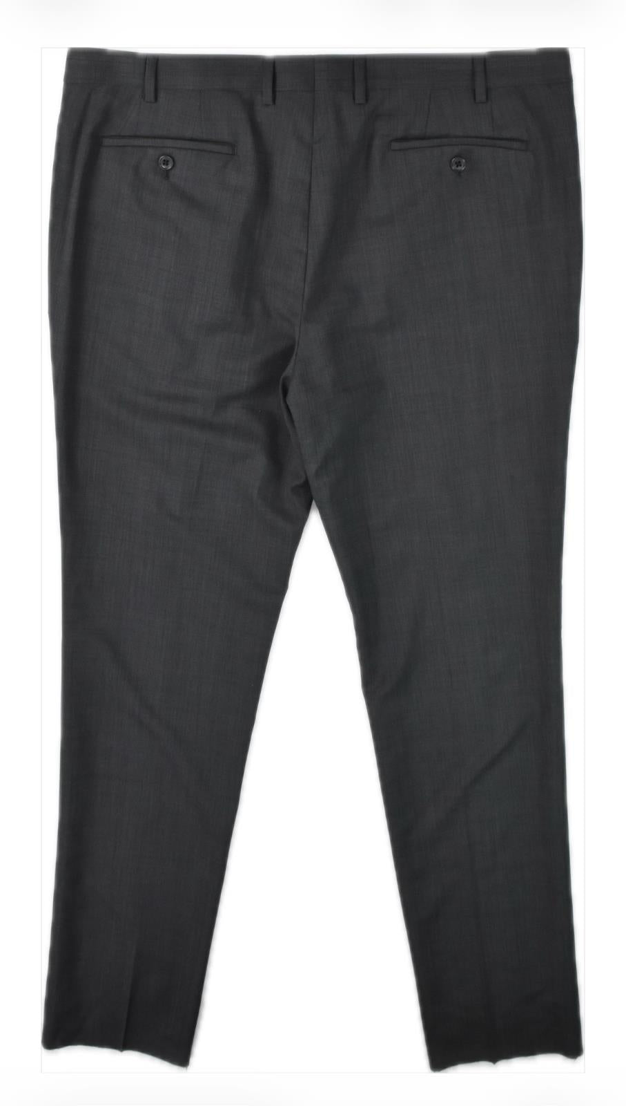 John Varvatos Men's Bedford Gray Flat Front Pants 38 New $198    762063