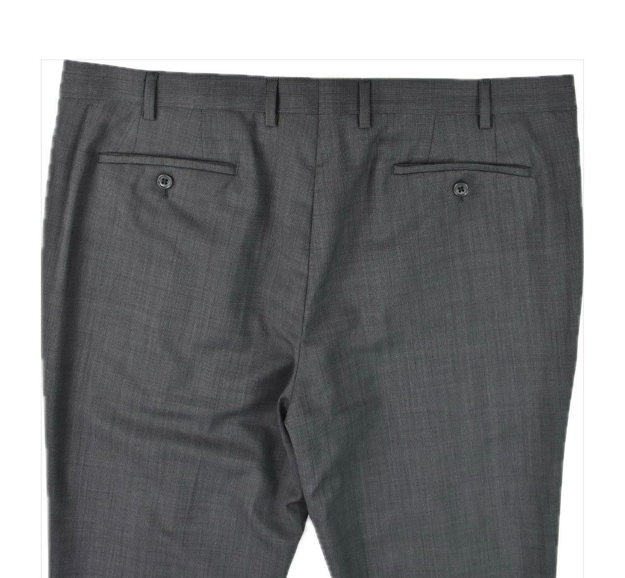 John Varvatos Men's Bedford Gray Flat Front Pants 38 New $198    762063