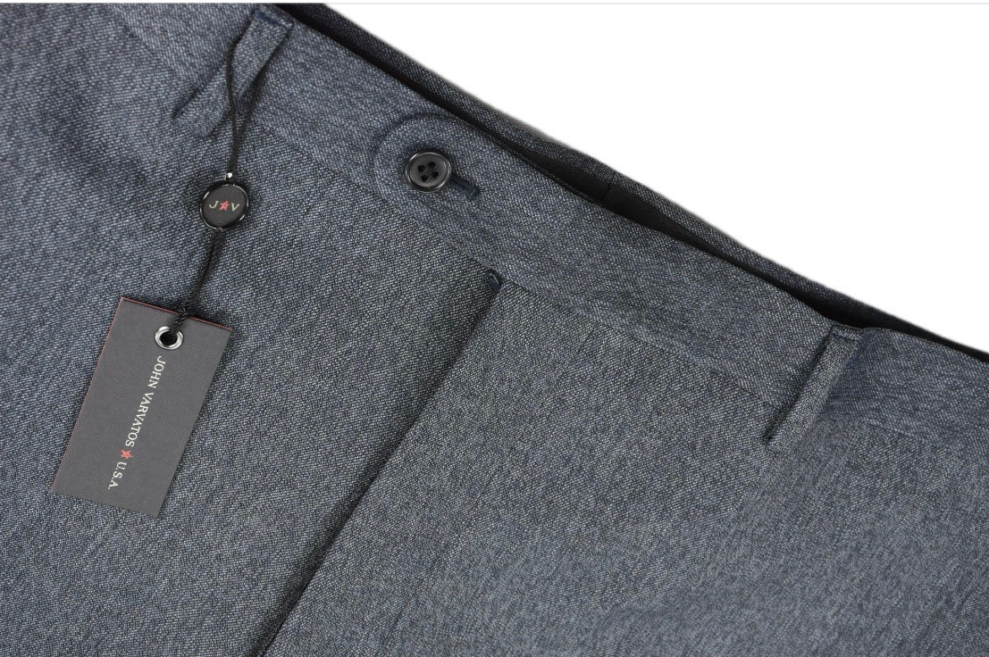 John Varvatos Men's Bedford Blue Flat Front Pants 38 New $198    762242