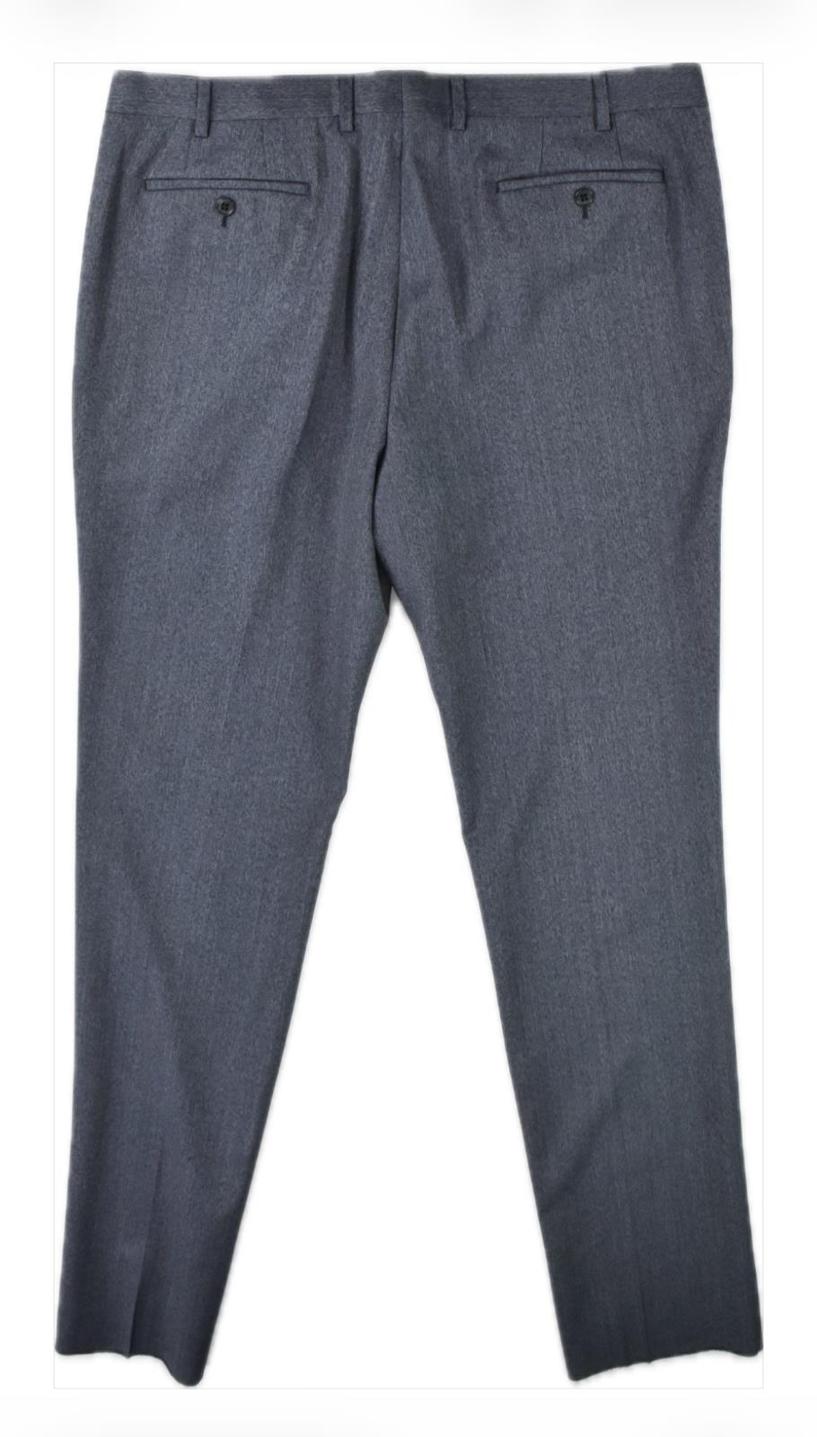 John Varvatos Men's Bedford Blue Flat Front Pants 38 New $198    762242