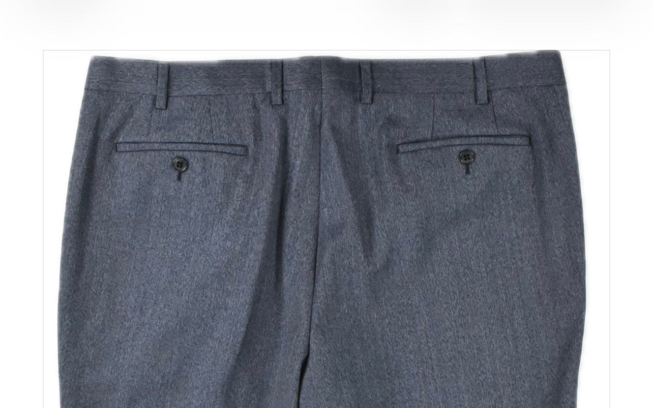 John Varvatos Men's Bedford Blue Flat Front Pants 38 New $198    762242