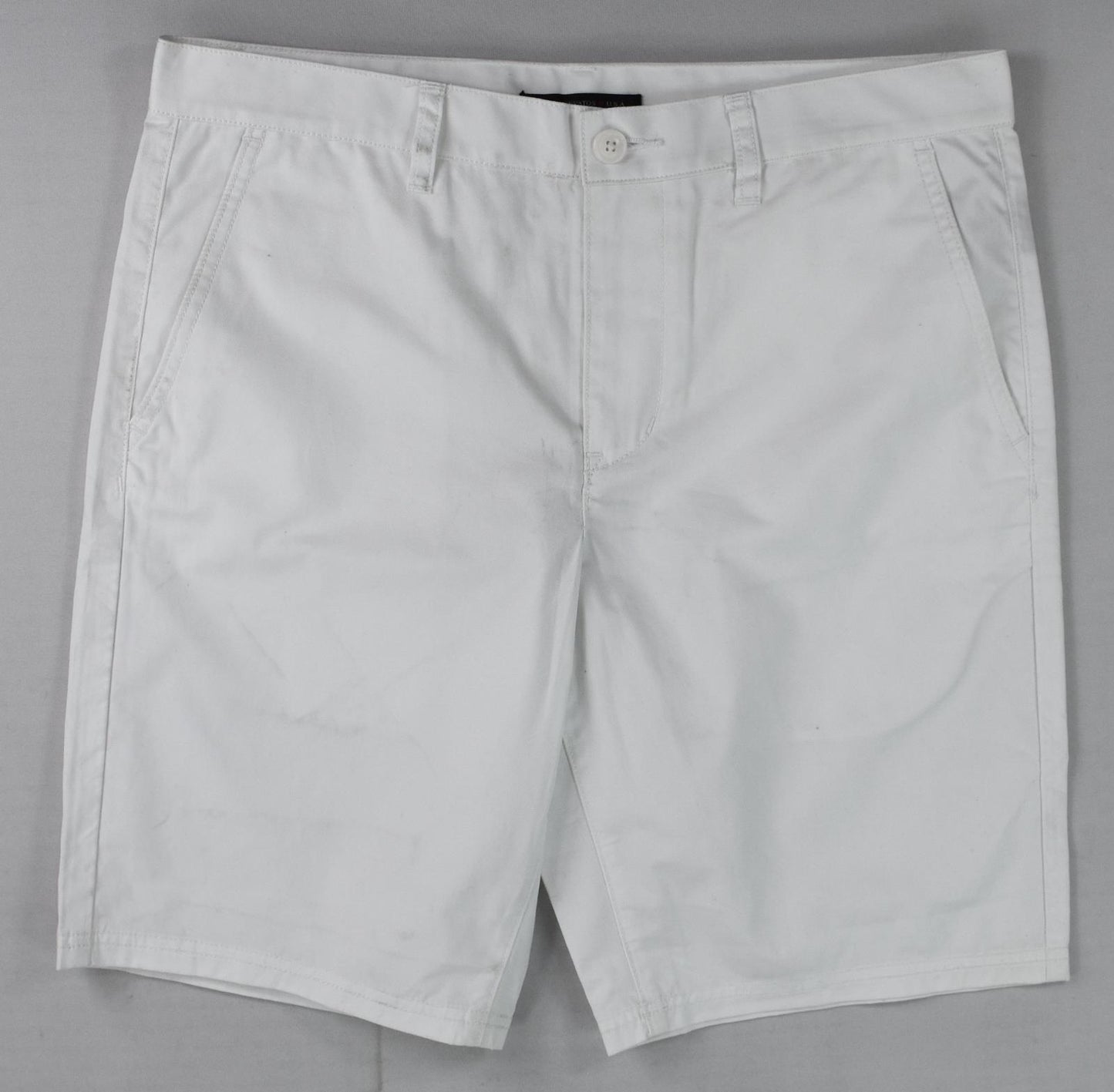 John Varvatos Star USA White Robbie Cotton Shorts 30 S16V1B-BMEA $128 Imperfect