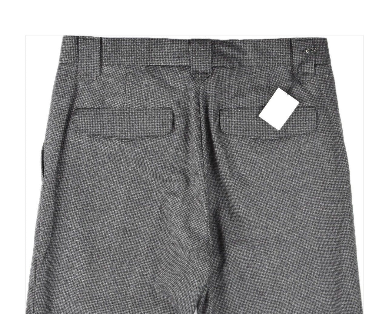 John Varvatos Men's Fleece Wool Micro Houndstooth Pants 30 New $498 JVD120