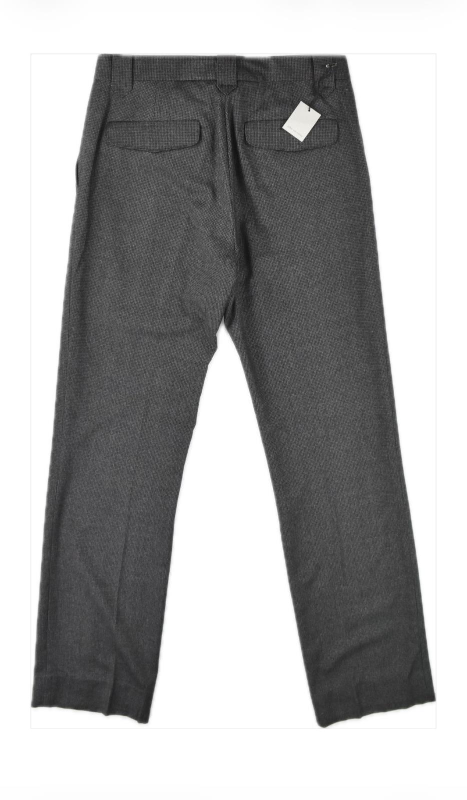 John Varvatos Men's Fleece Wool Micro Houndstooth Pants 30 New $498 JVD120