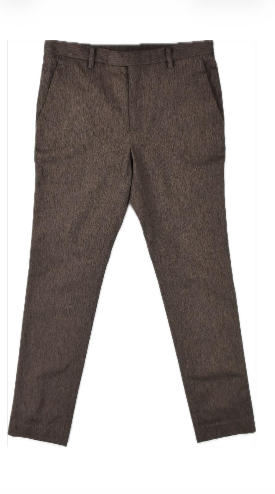 John Varvatos Men's Herringbone Slim Skinny Pants 30 New Salesman Sample