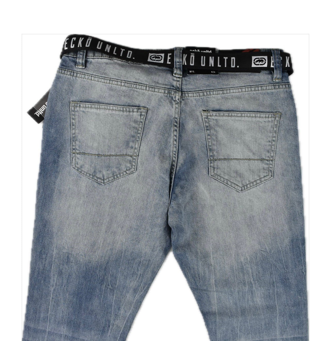 Ecko Unlimited Men's Skinny Fit Jeans 32 NEW $50 BELT INCLUDED  EO39J24