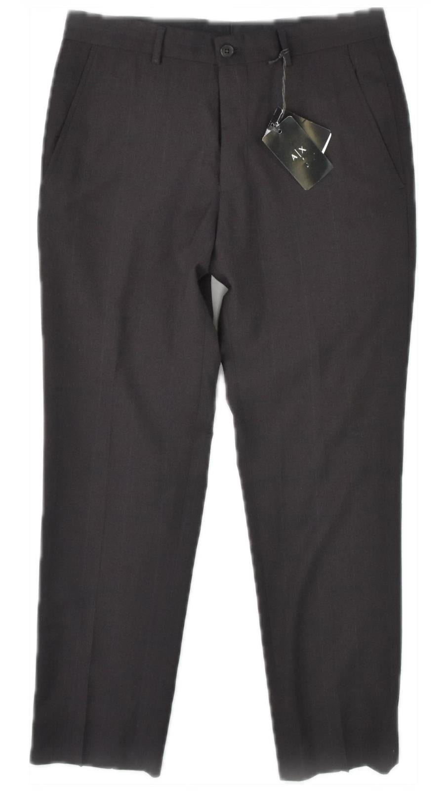 AX Armani Exchange Mens Burgundy Slim Wool Pants 29 X 29 NEW $220   09P0X0 0X090