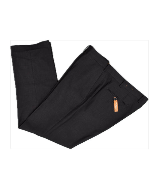 Tallia Men's Burgundy Black MICRO CHECK Regular Fit Dress Pants 38 X 30 NEW $175