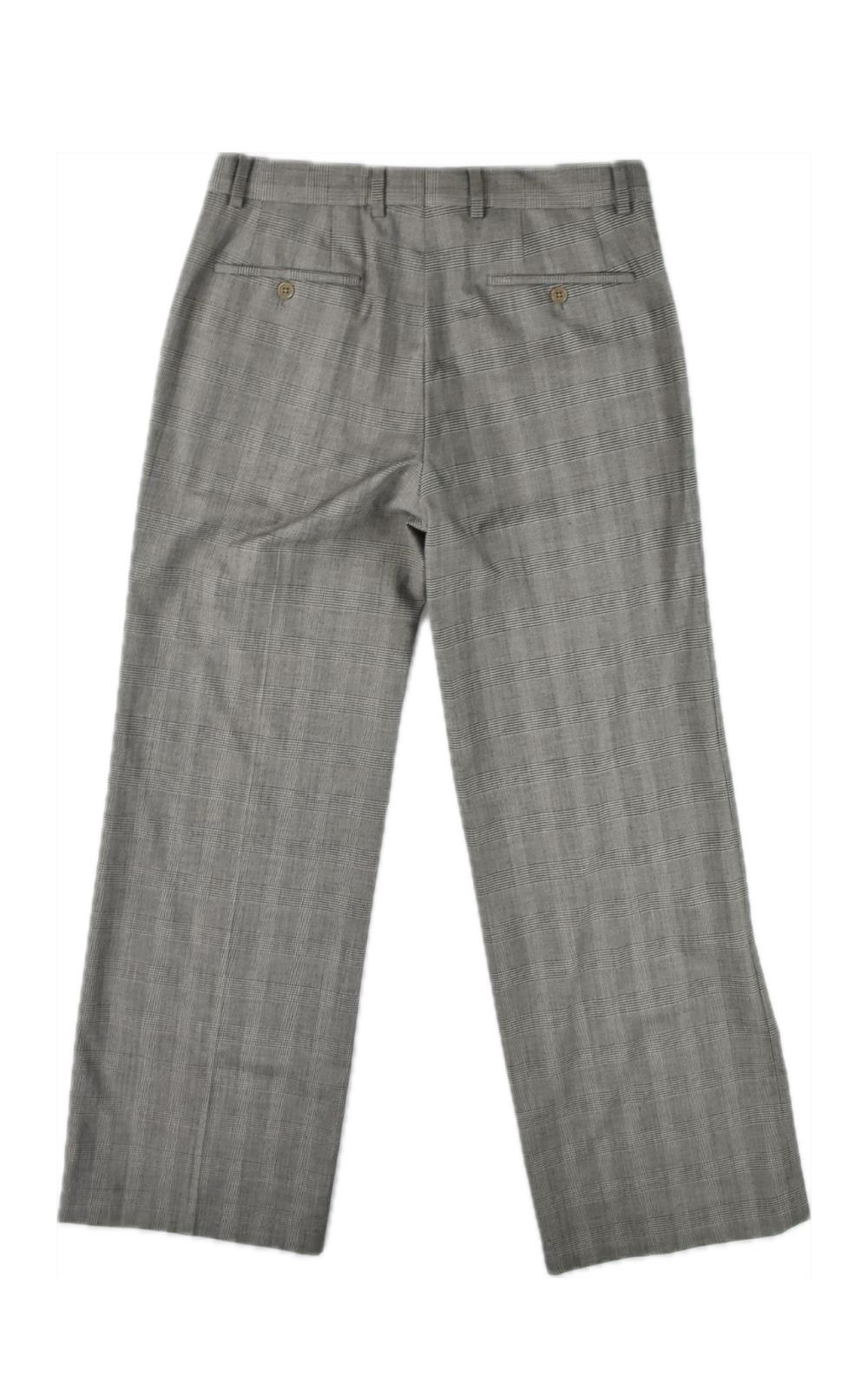 John Varvatos Men's Plaid Wide Leg Pants 32 NEW  NO CARE TAG