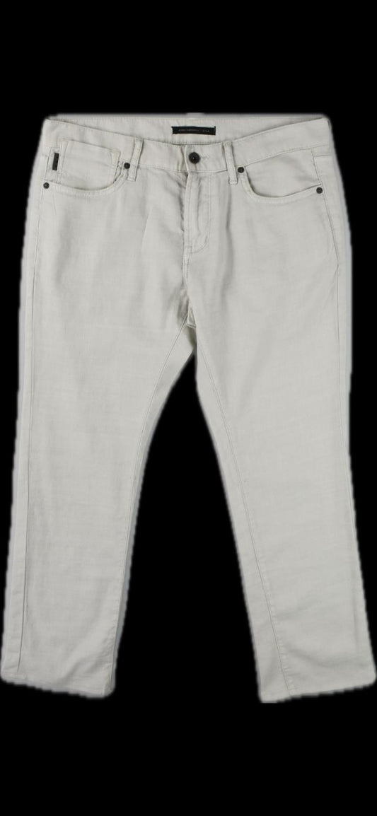 John Varvatos BOWERY Slim Straight Linen Blend 5-Pocket Pants 31 $168 J306U1B