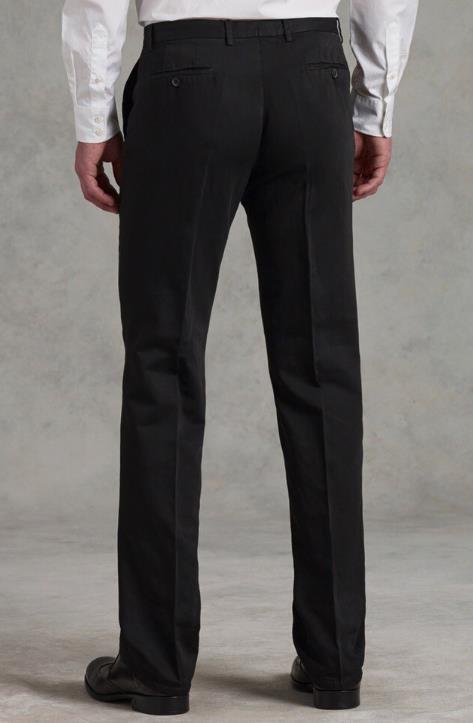 John Varvatos Mens Linen Cotton Black Chino Pants 34 NEW $298 P344P2 AQIA