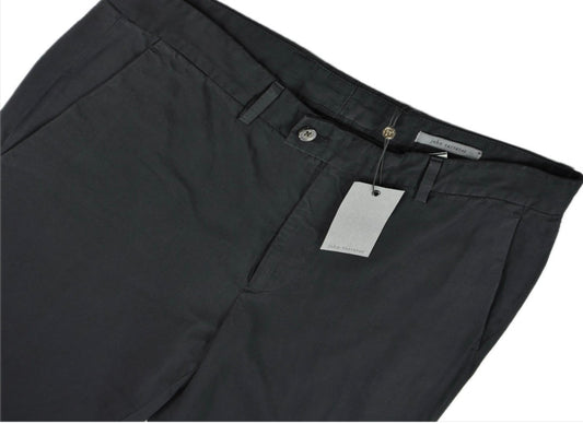 John Varvatos Mens Linen Cotton Black Chino Pants 32 NEW $298 P344P1 AQIA