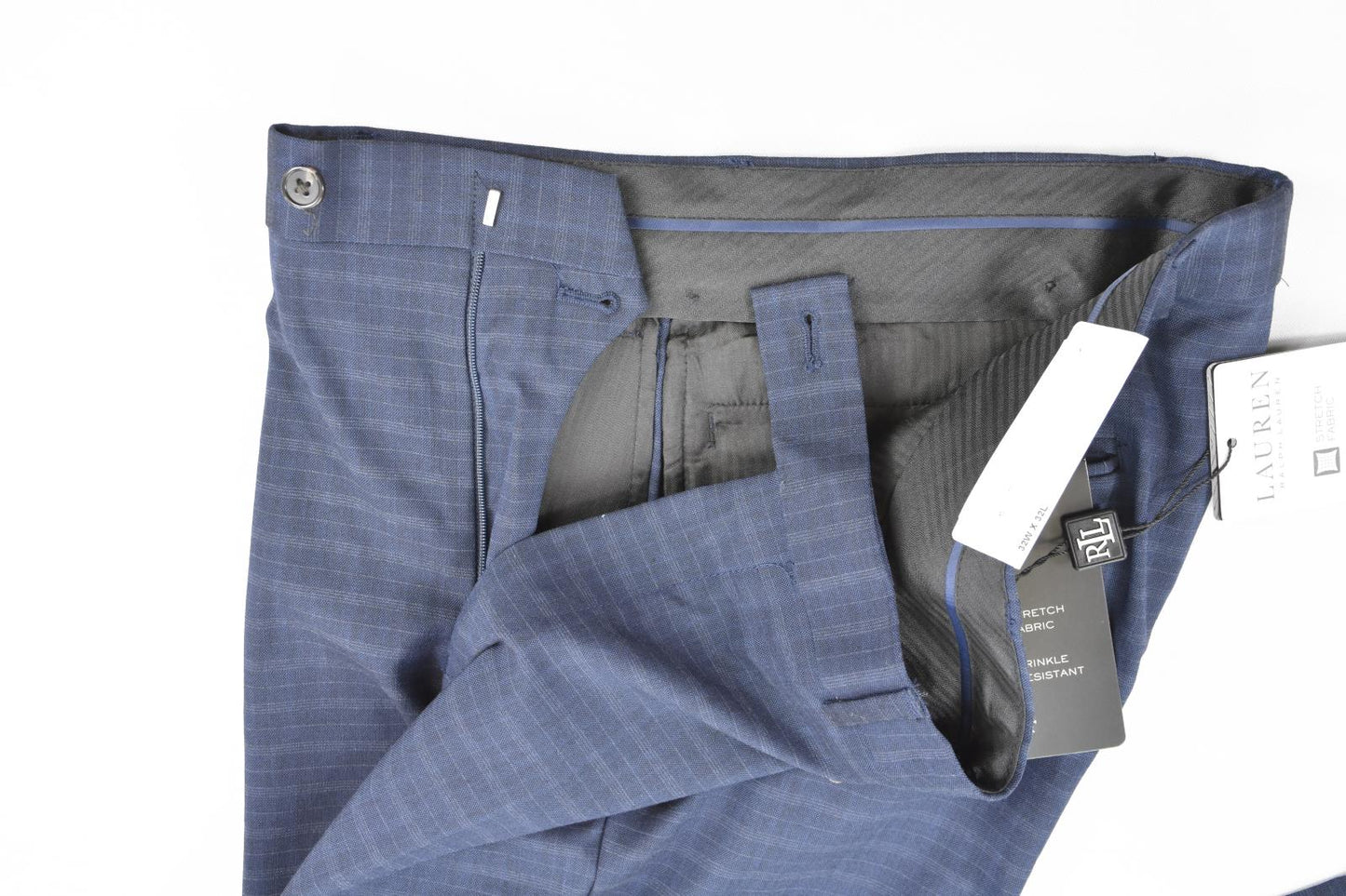 Lauren Ralph Lauren Men's Navy Classic Fit Pants 40 X 30 NEW $95 NRTNPCPY0728