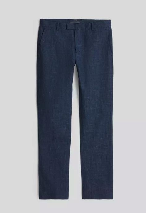 John Varvatos Men's Linen Blend Mercer Pants 39 NEW $348   P512Z1-EBSC