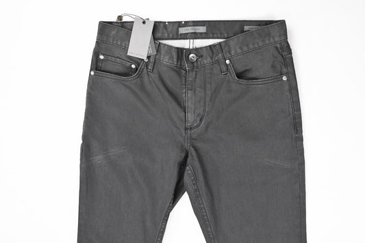 John Varvatos Mens Slim Coated Black Jeans 30   $368 J702Y1 -BZBA