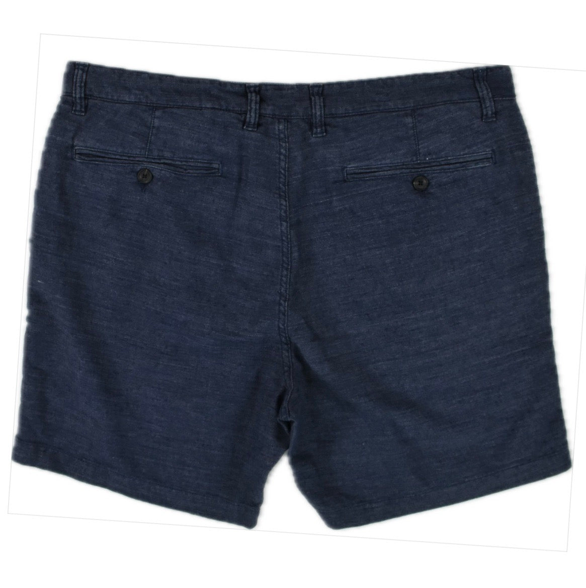John Varvatos Men's Linen Blend Johnny 6" Shorts 28 NEW $128   S165Y1 -BKHB