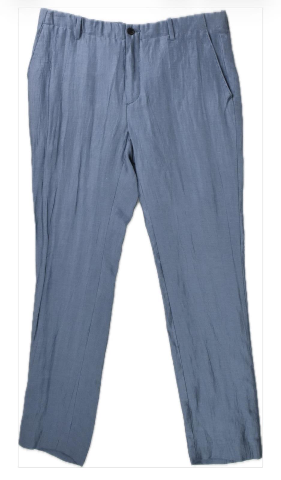 John Varvatos Men's Linen Blend Pants 32 NEW   P522Y2 -CACL-442