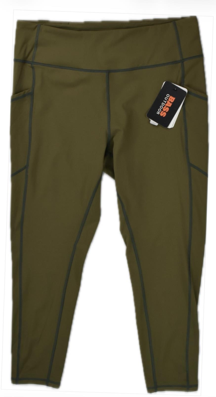 Bass Outdoor Rover Ankle-Length Women's Athletic Leggings Pants L  BA32P578