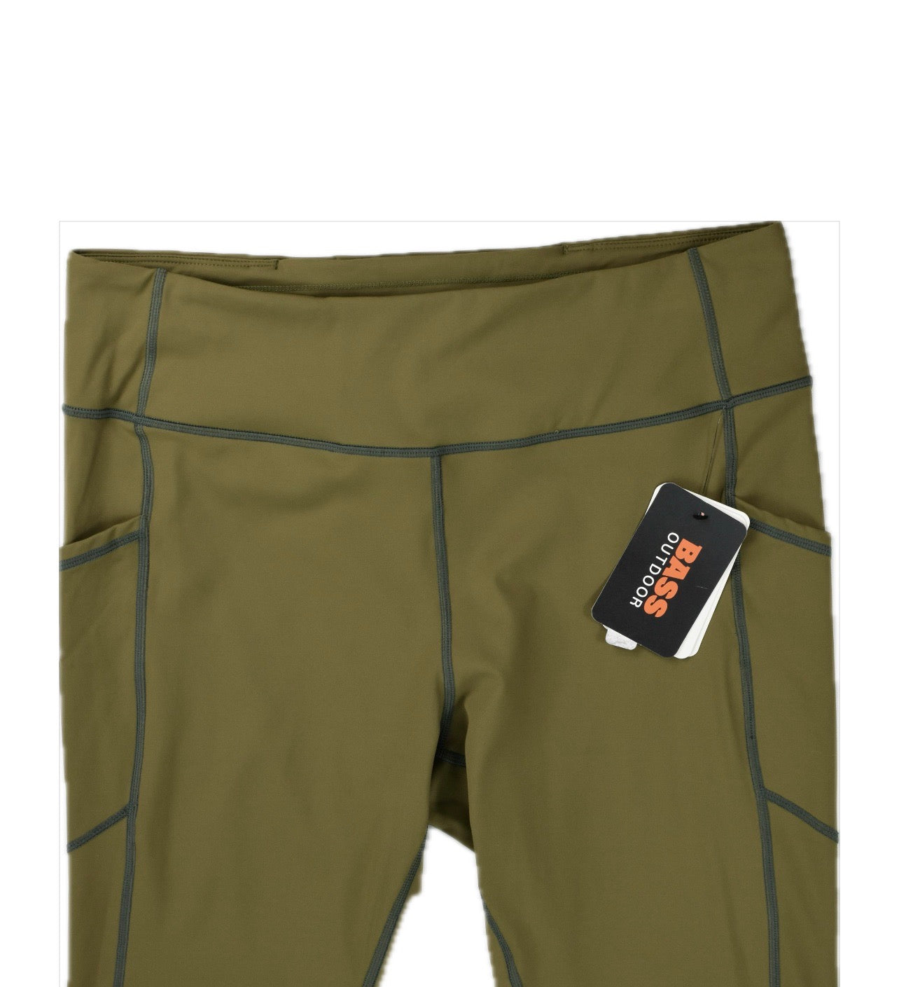 Bass Outdoor Rover Ankle-Length Women's Athletic Leggings Pants L  BA32P578