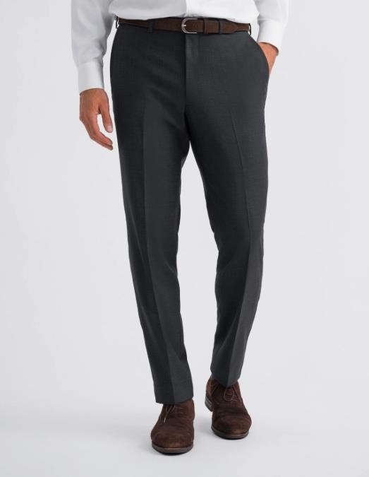 John Varvatos Mens Charcoal Plain Weave Basic Pants 38 X 30 $175    POREPV3S0013