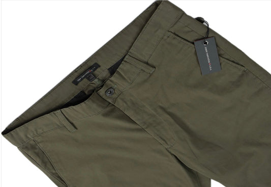 John Varvatos LENNY SKINNY CHINO Olive Pants $168  P953V1B  -BFME