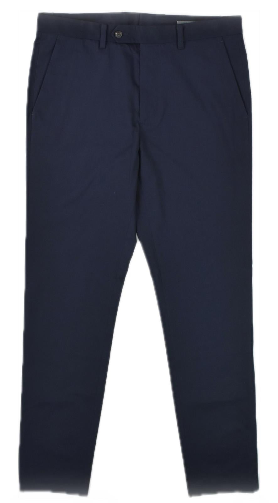 John Varvatos Men's Navy Regular Fit Pants $298  P498U2  -BLRA