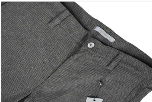 John Varvatos Men's Fleece Brown Black Check Pants 32 X 33 $498 P293Y4 - EAFC