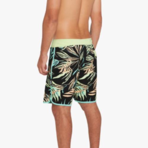 Volcom Mens Bleeding Leaf Mod 18" Boardshort Trunk 30   $60 A0822306