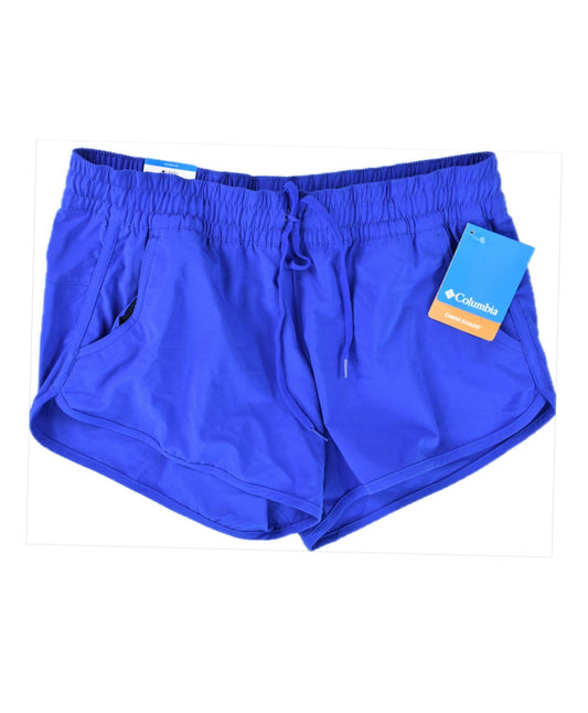 Columbia Women's Bogata Bay Omni-Shade Stretch Ins. 3 Court Short, Blue  S  $50