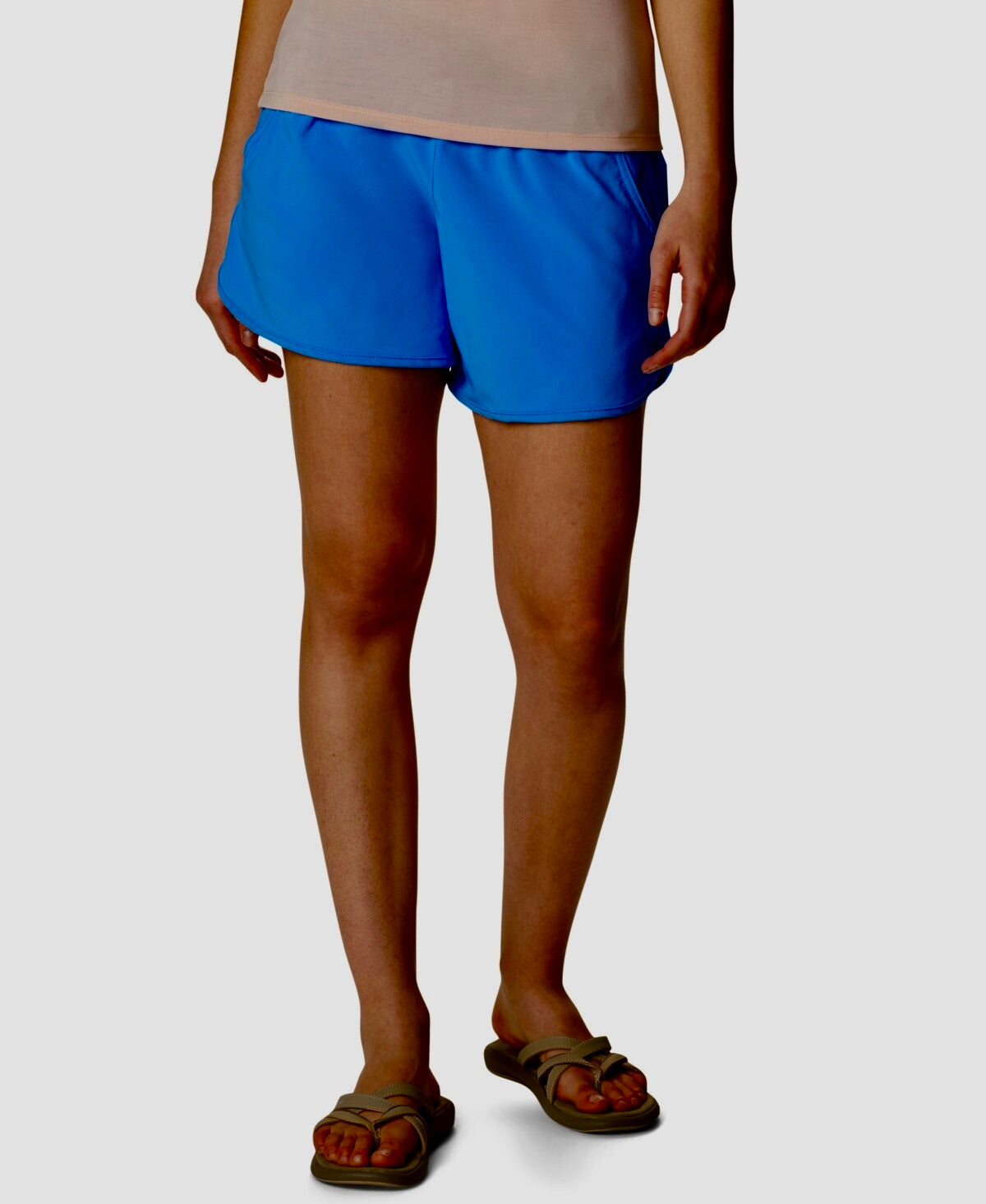 Columbia Women's Bogata Bay Omni-Shade Stretch Ins. 3 Court Short, Blue  S  $50