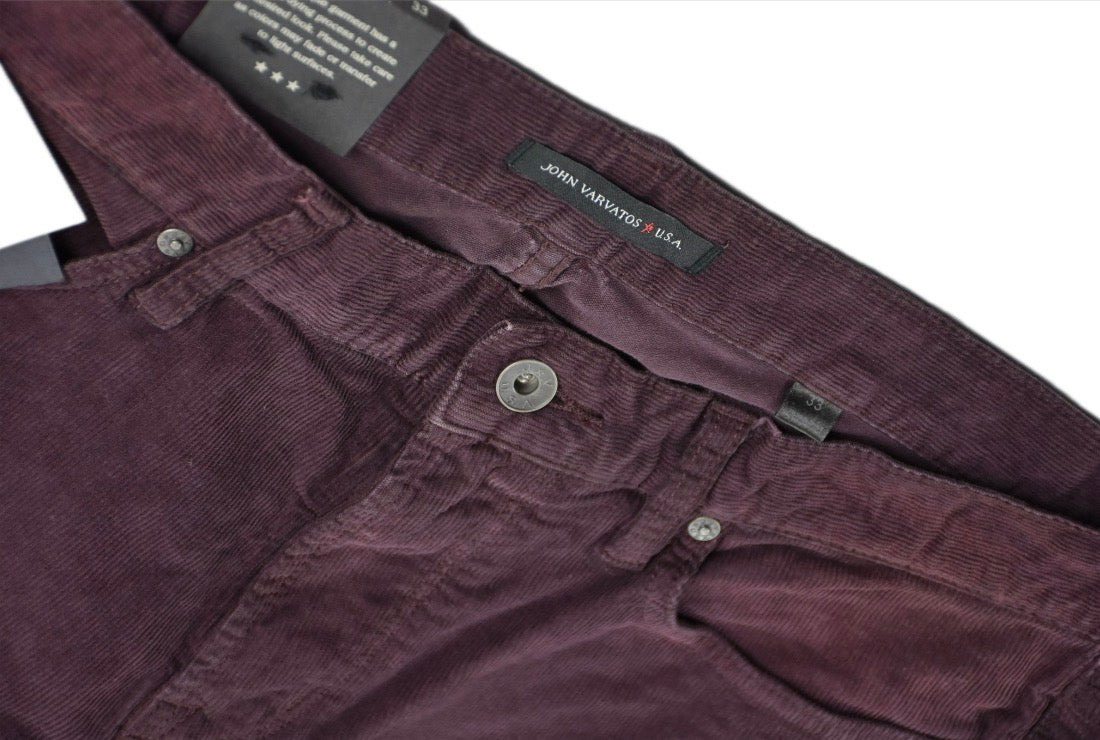 John Varvatos Men's Wight Skinny Corduroy Pants 33 X 32   J315ZU3B  -BMID   $198