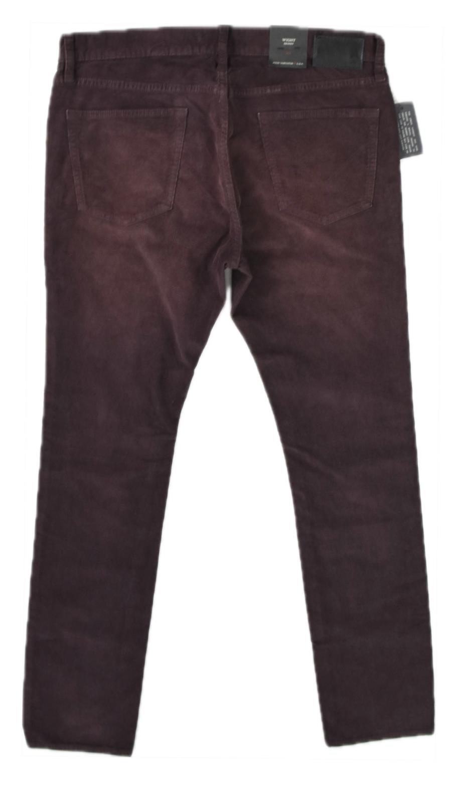 John Varvatos Men's Wight Skinny Corduroy Pants 33 X 32   J315ZU3B  -BMID   $198