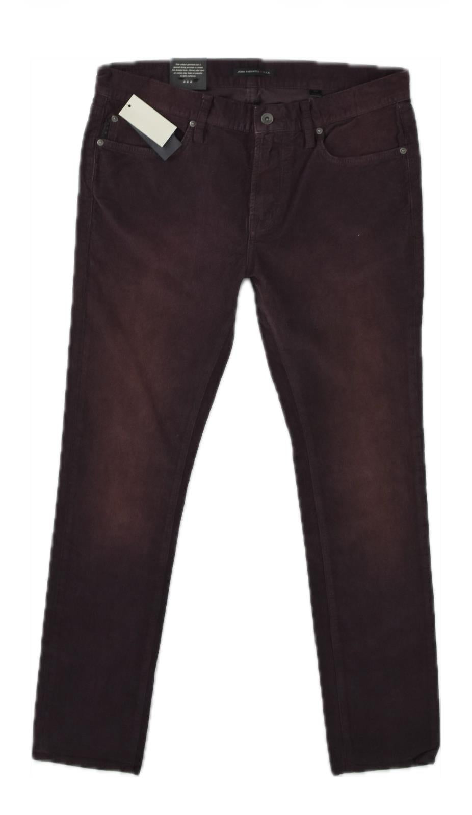 John Varvatos Men's Wight Skinny Corduroy Pants 33 X 32   J315ZU3B  -BMID   $198