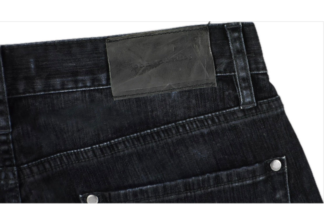 John Varvatos Men's Black Velvet 5-Pocket Pants 31 X 32  New