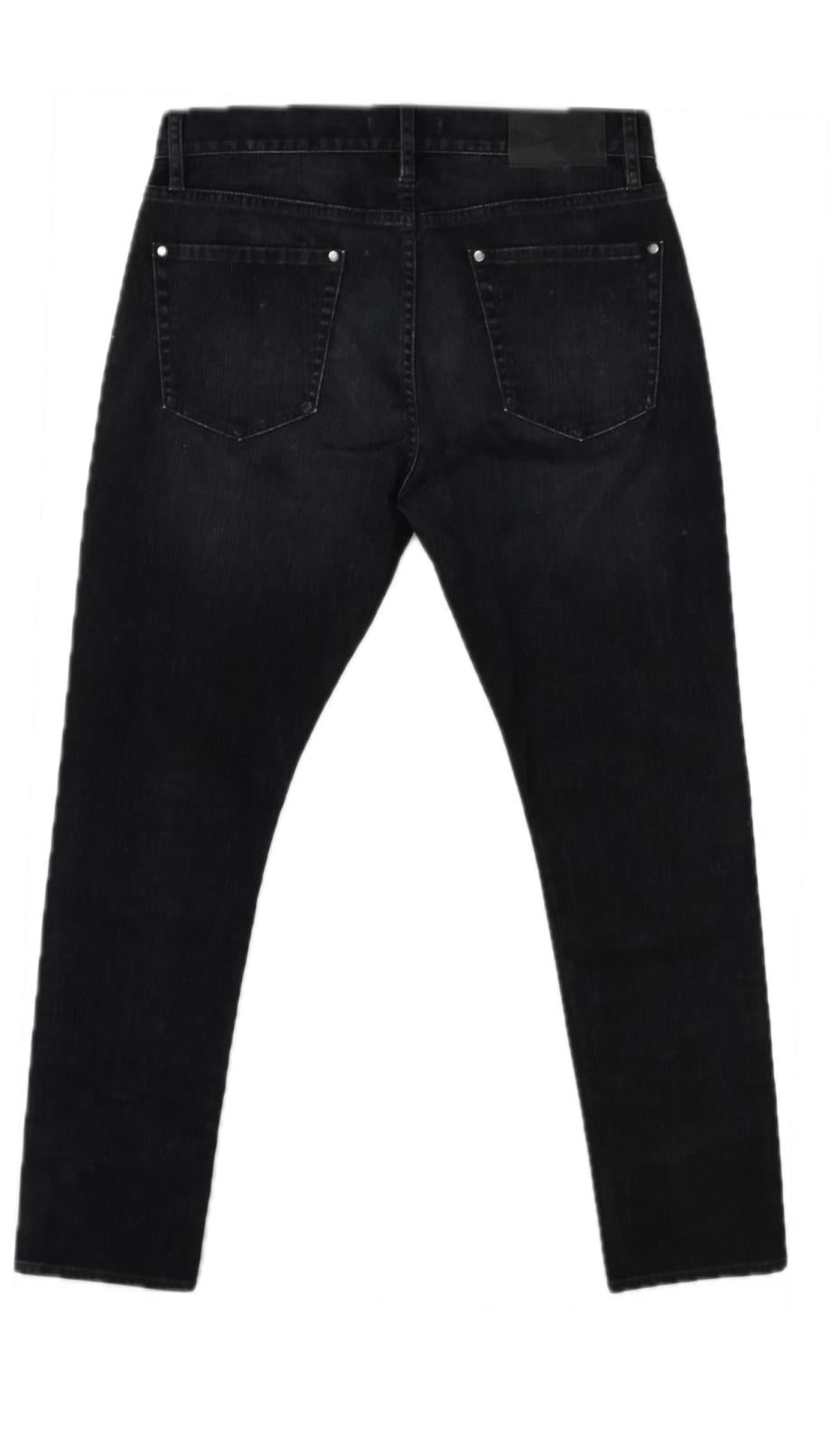 John Varvatos Men's Black Velvet 5-Pocket Pants 31 X 32  New
