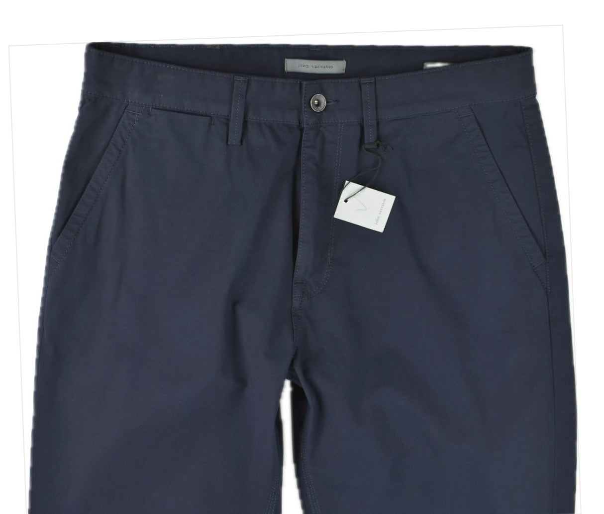 John Varvatos Men's Navy Regular Fit Chino Pants 32 X 32   P984Z1