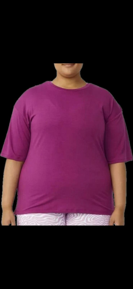 Cotton On Women's Deep Orchard Curvy Active Boyfriend TEE T- Shirt 16 NEW