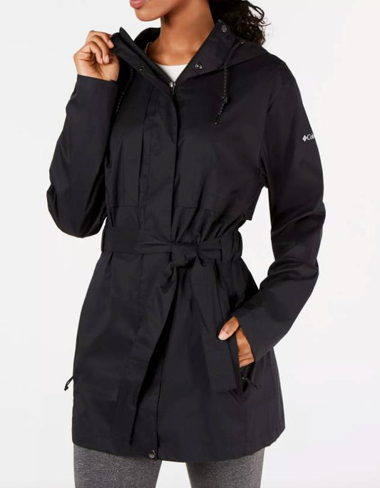 Columbia Women's Pardon My Trench Water-Resistant Rain Jacket S   1839841010