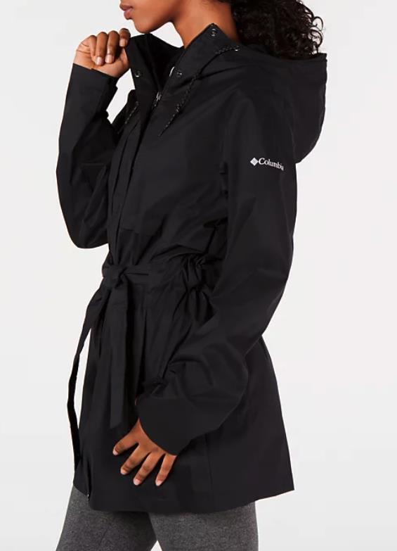 Columbia Women's Pardon My Trench Water-Resistant Rain Jacket S   1839841010