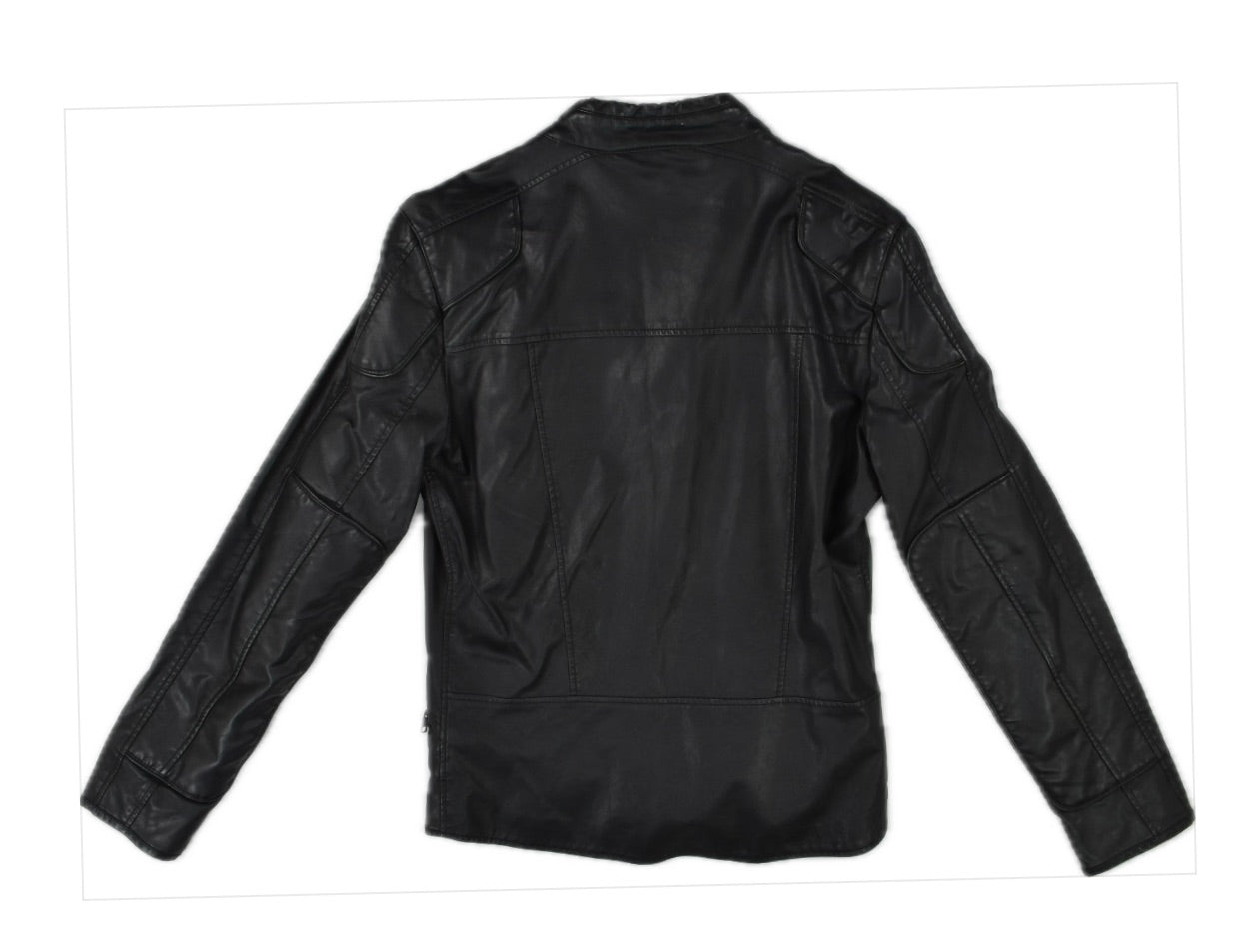 Armani Exchange (A|X) men's black biker MOTO jacket M