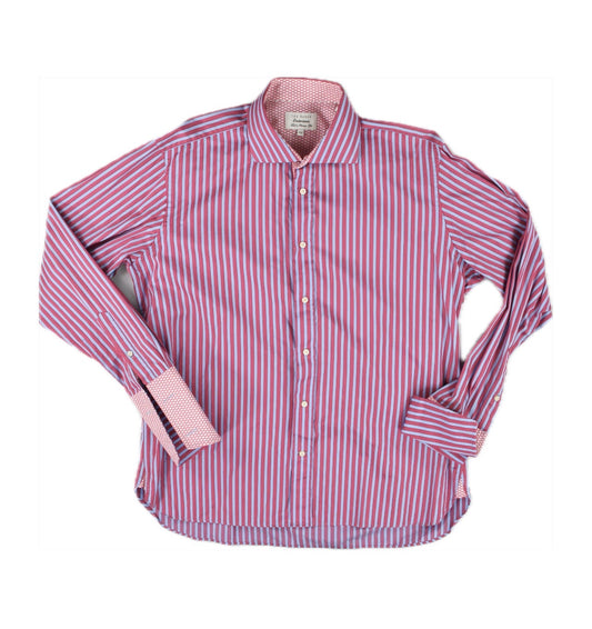 Ted Baker Endurance Teds Classic Fit French Cuff Shirt Size 17.5    $165