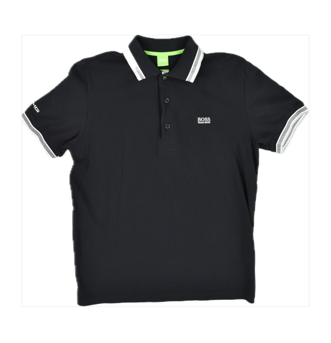 Hugo Boss AMG BENZ Men's Modern Fit Cotton Polo Shirt Size M MINT