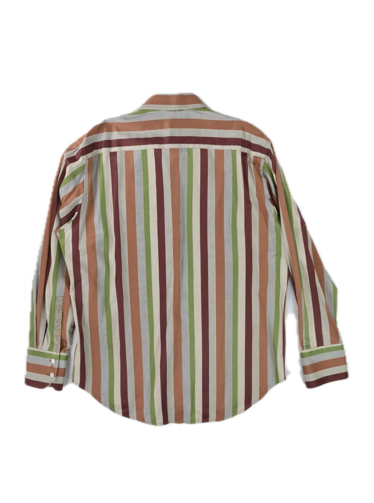 Robert Graham Men's Multi Color Stripe Shirt Size L