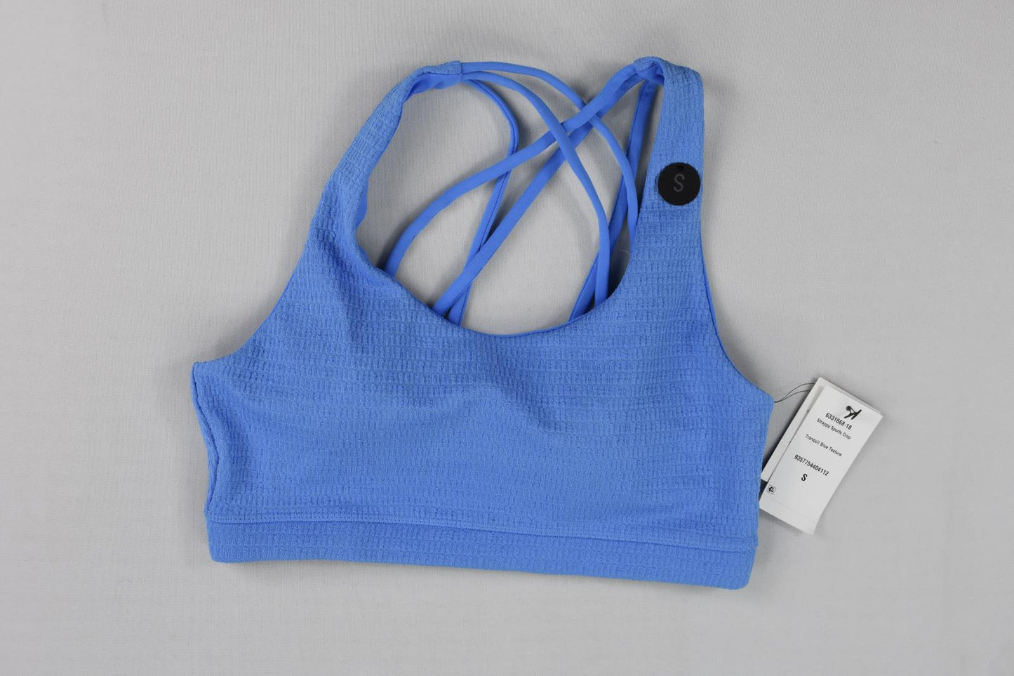 Cotton On Intimates Gray Strappy Crossover Back Sports Bra S NEW $25  670031-02