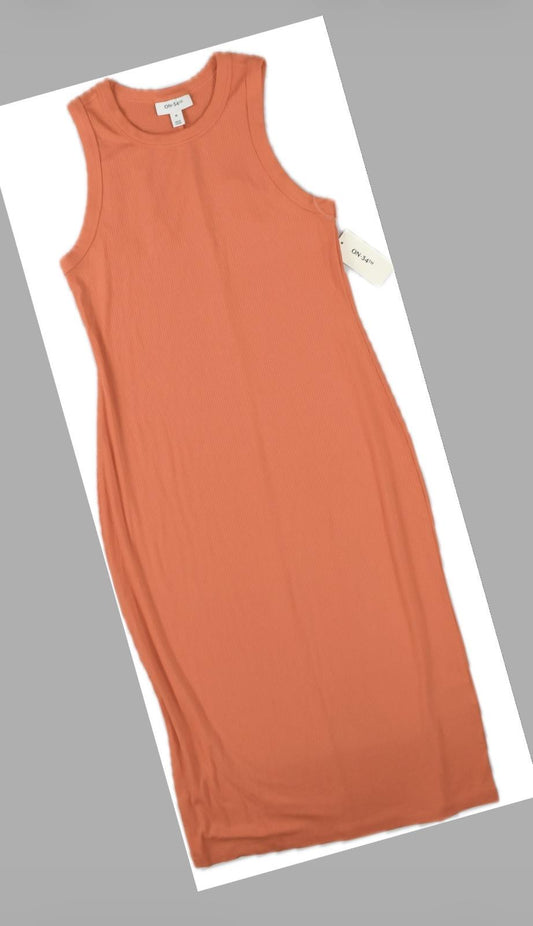 On 34th Women's Rib-Knit Midi Dress M NEW