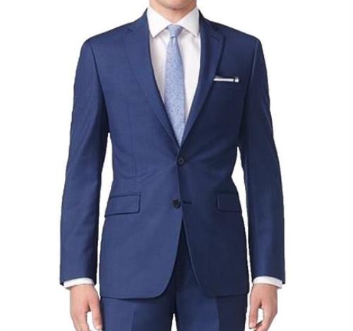 Calvin Klein Men's Slim Wool Suit Jackets Sport Coat 44 R NEW $450 MLBI17NW0035