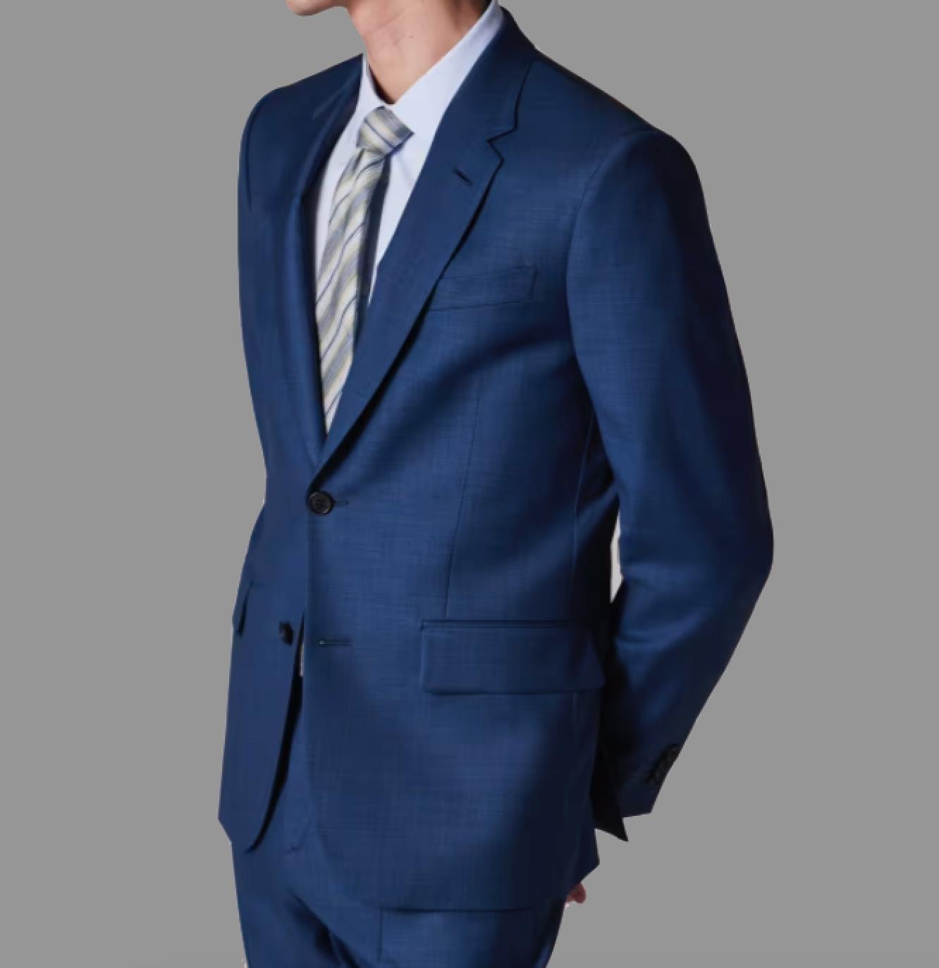 Paul Smith Wool Suit 2-BTN Flat Front 2 Vent 42 R   $995   M1R-1439-K01172-44