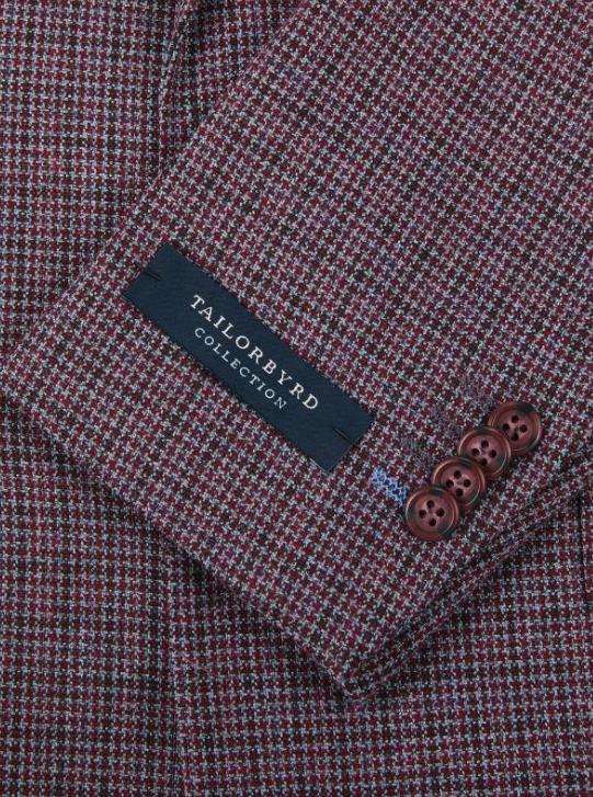 Tailorbyrd Men's Houndstooth Modern fit Sport Coat 44 R NEW $325 0400021807755