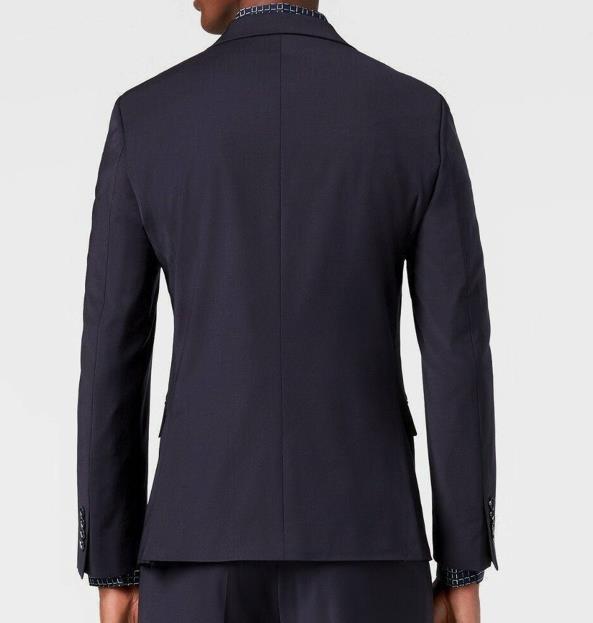 Calvin Klein Men Wool Blend Skinny Fit Suit Jacket Blazer 38 L $450 MIZO17QX0002