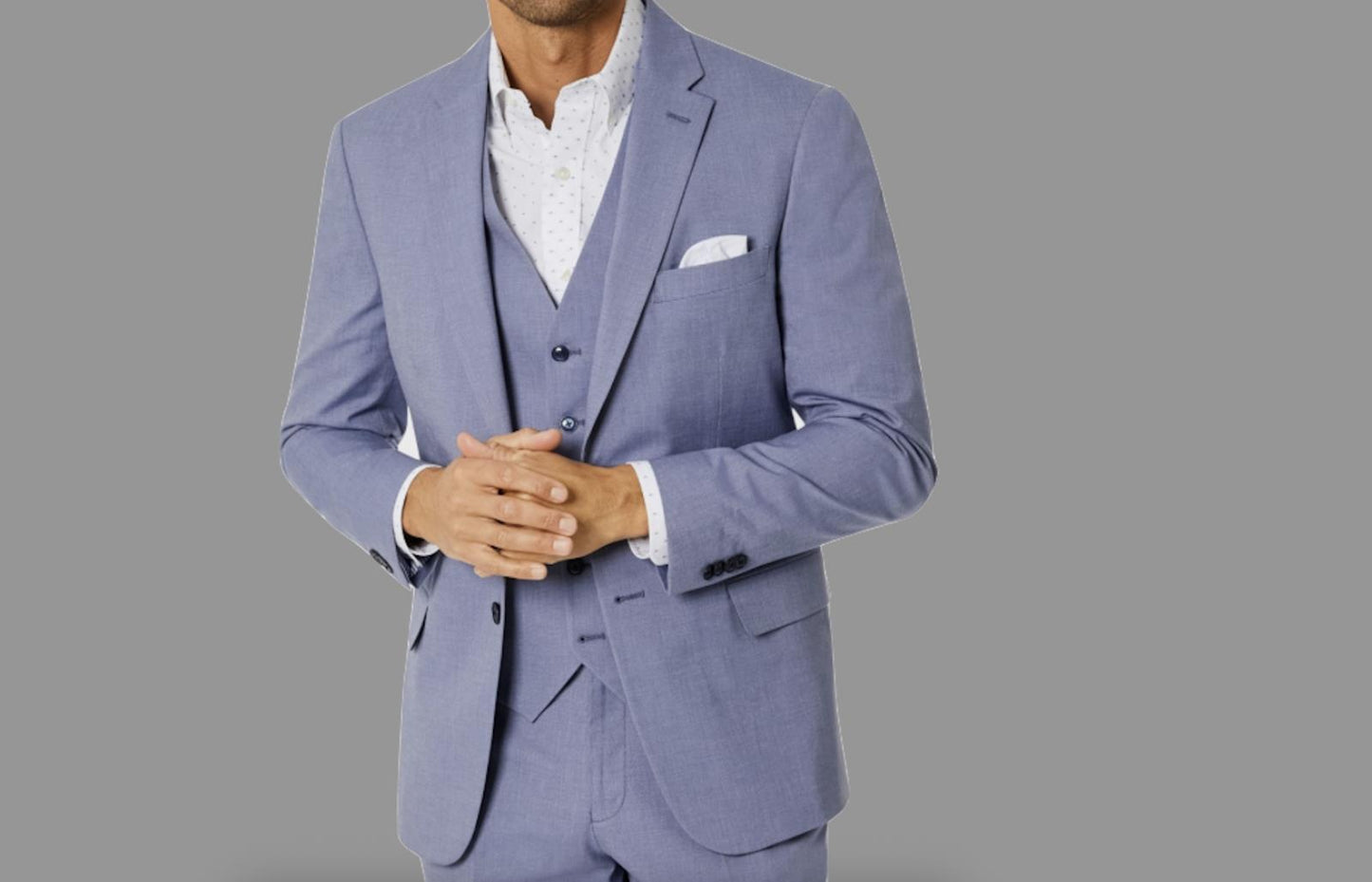 Tommy Hilfiger Men's Cotton Blend Modern Fit Suit Jacket 38 R $360 LSER1AS60036